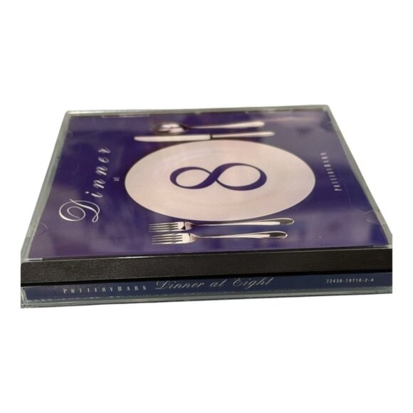 Vintage Pottery Barn CD Dinner at Eight Jazz Lounge 1997 Ella Fitzgerald Etta Ja - Picture 2 of 7